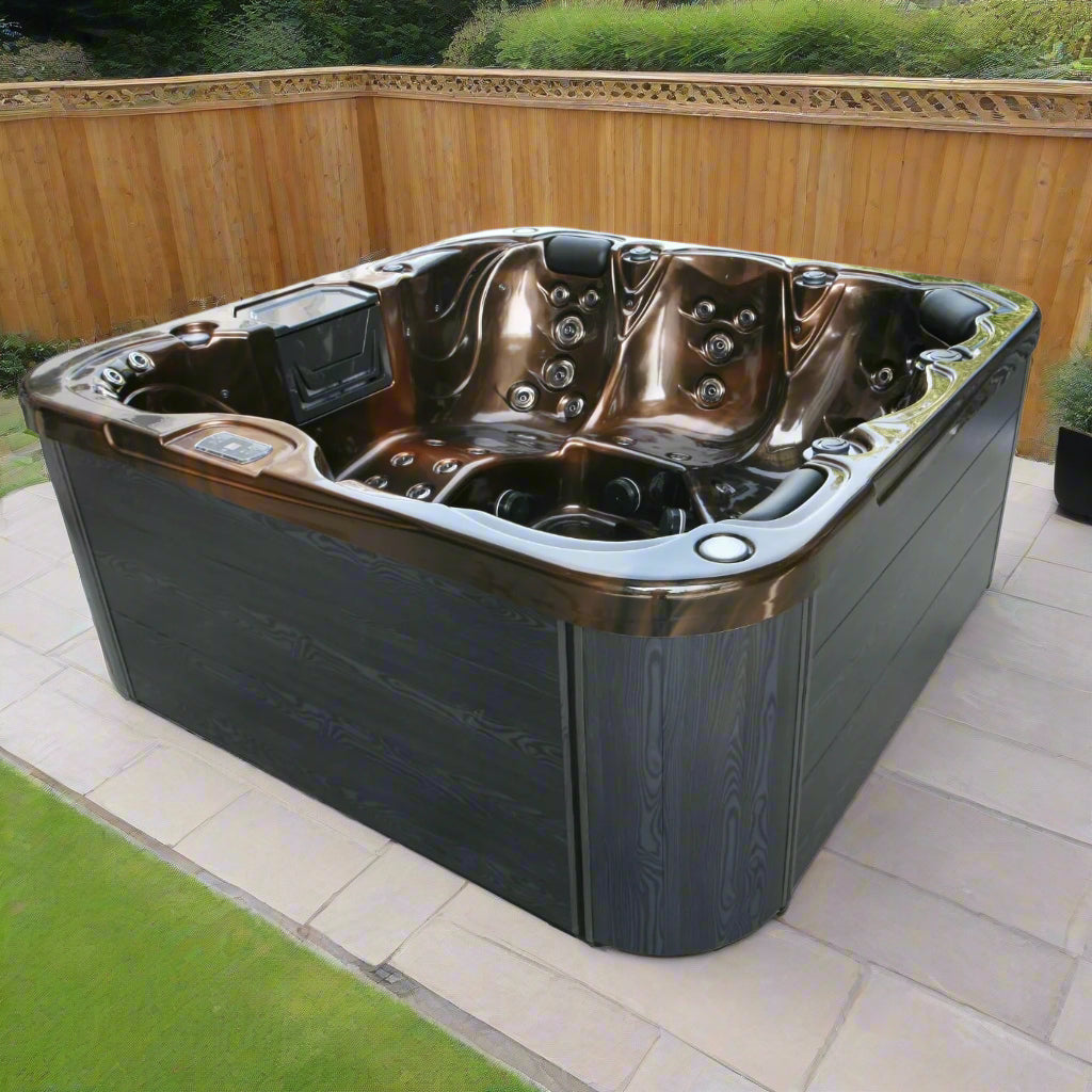 4500 Series hot tub in Mayan Copper