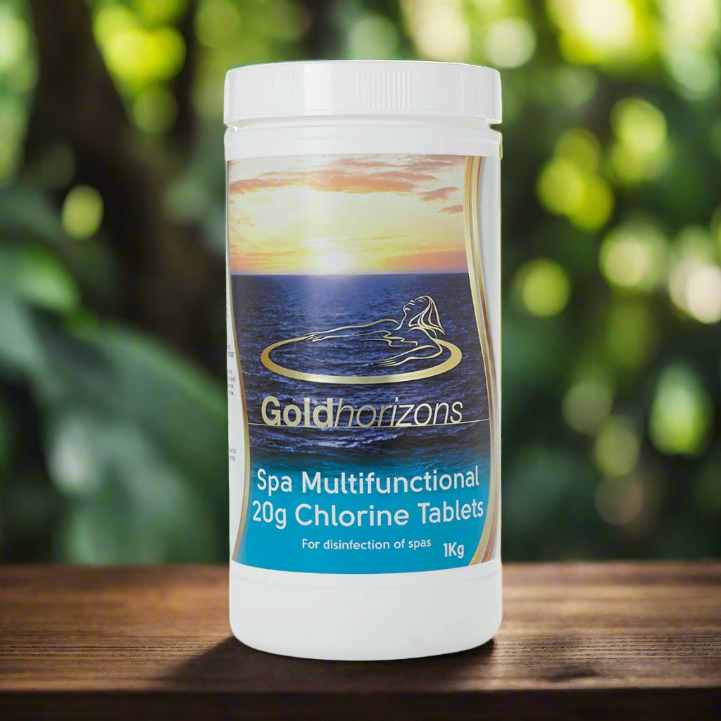 Spa Multifunctional 20g Chlorine Tablets by H2O Hot Tubs