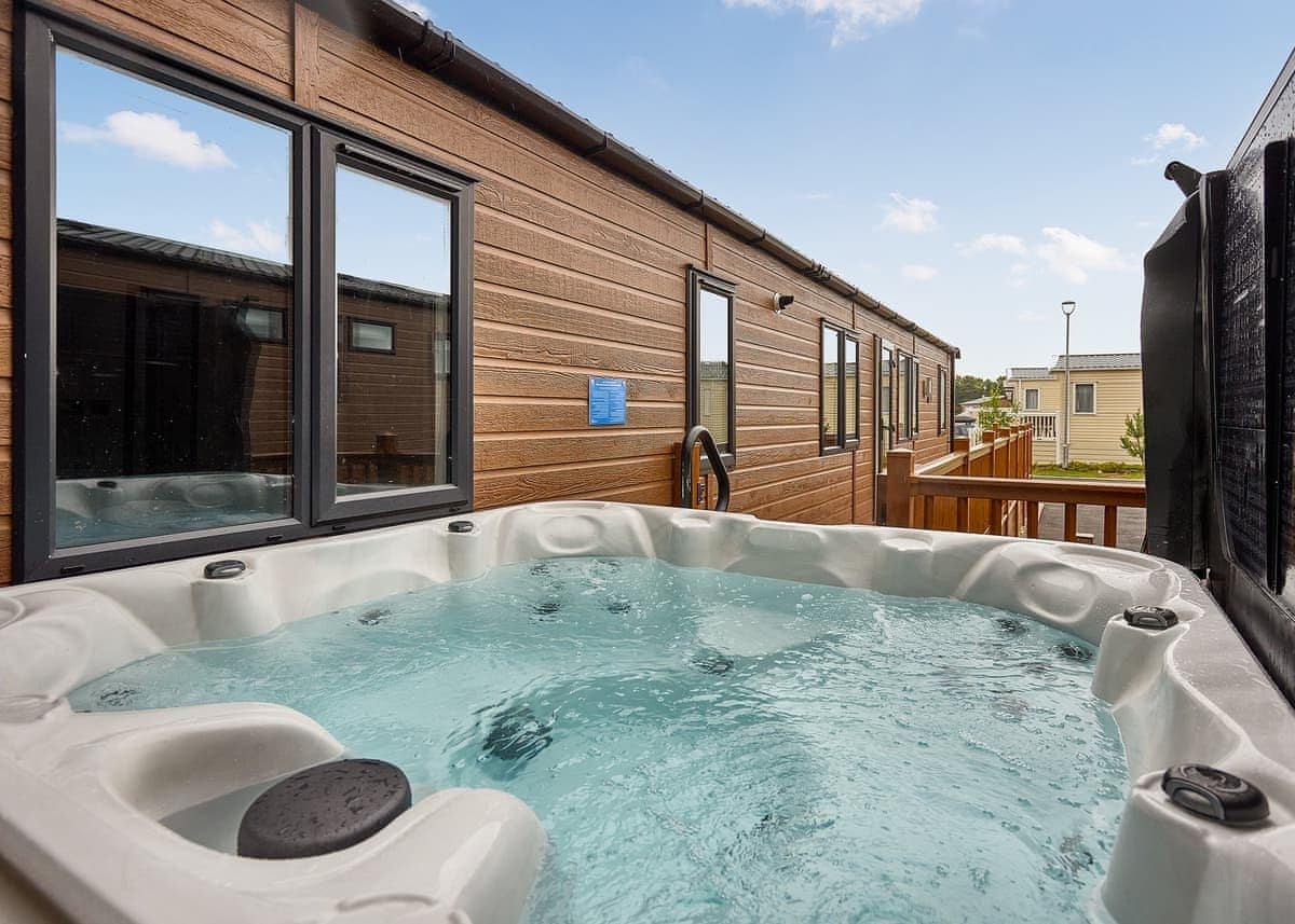 Hot tub at a holiday let