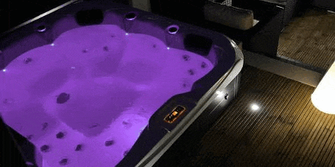 Hot tub LED mood lighting